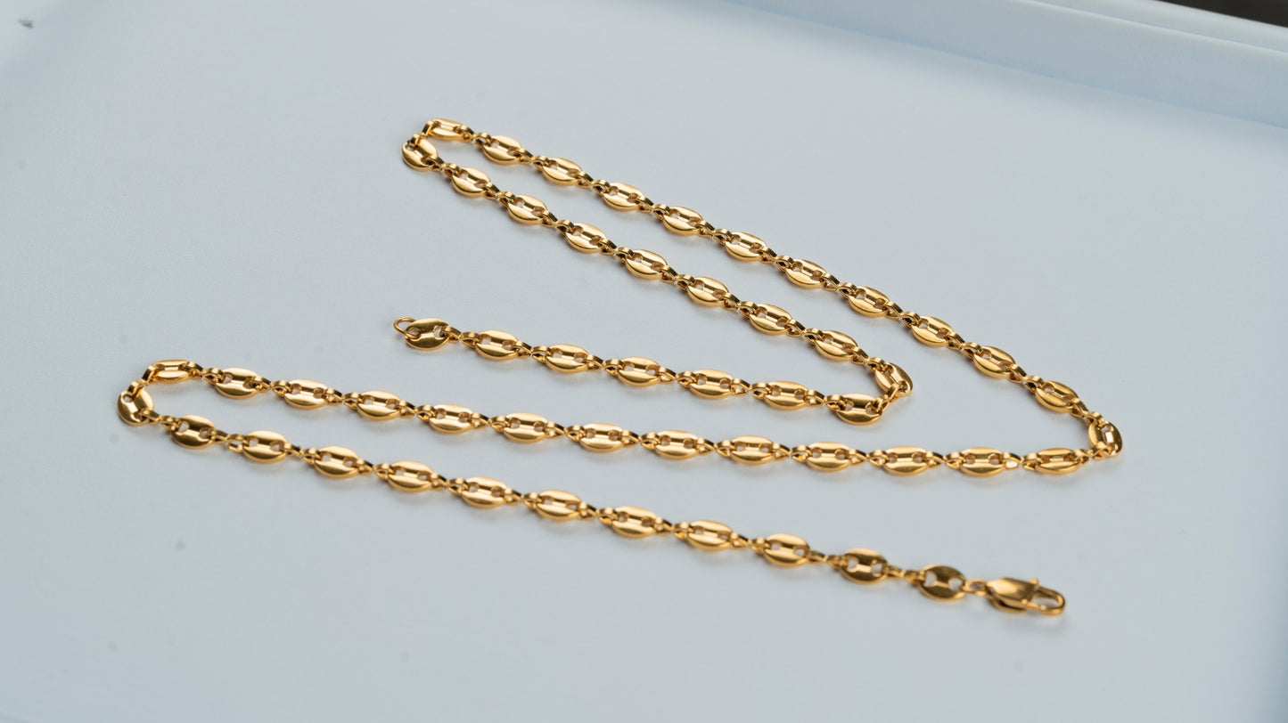 CADENA DE TEJIDO GUCCI 5MM X 65CMTS