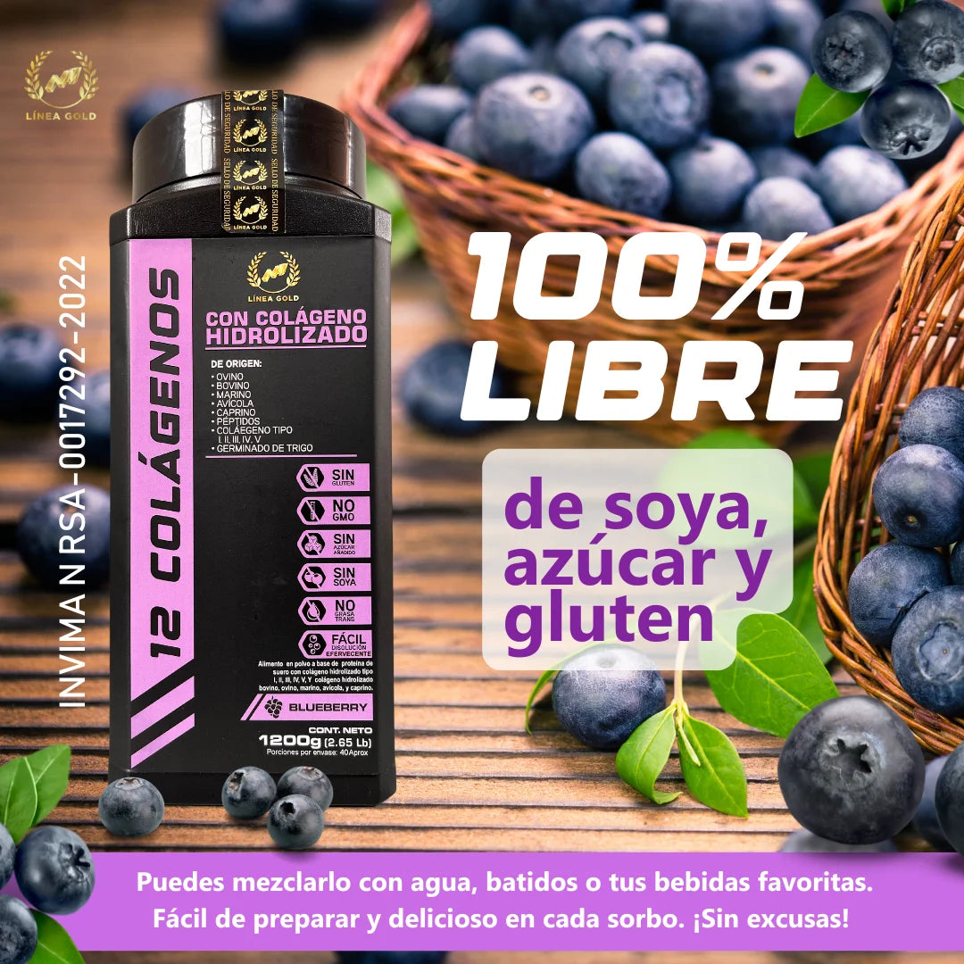 12 Colagenos x 1200Gr