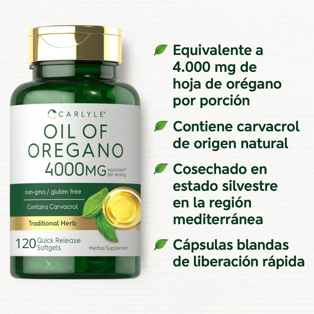 Oil of Oregano x 120 capsulas