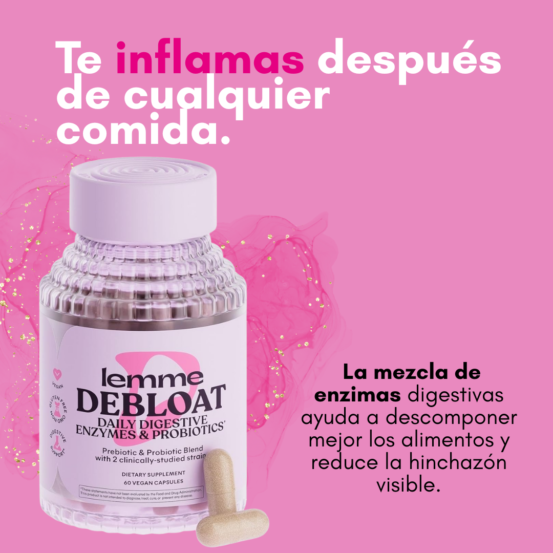 Lemme Debloat x 60 capsulas