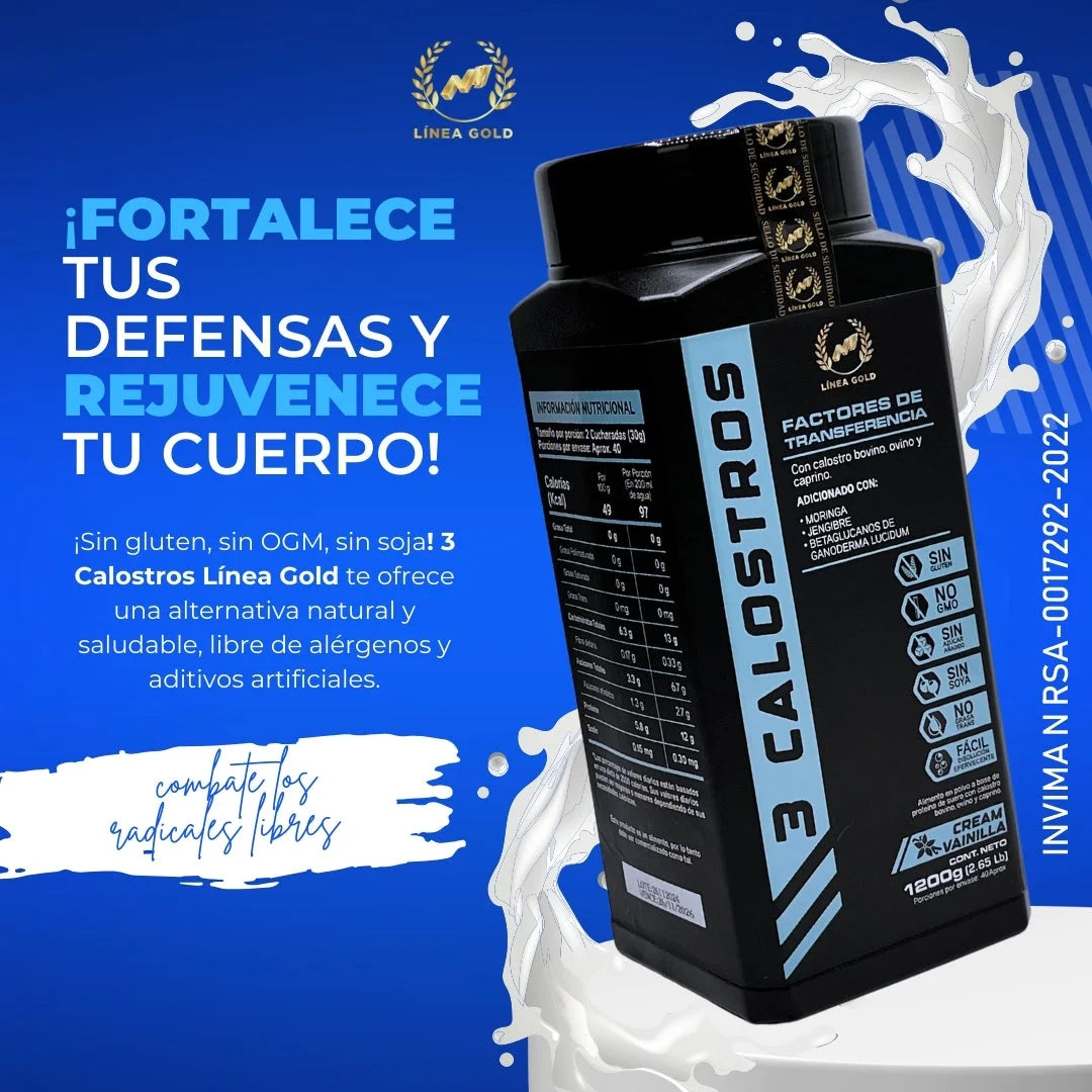 3 Calostros x 1200Gr