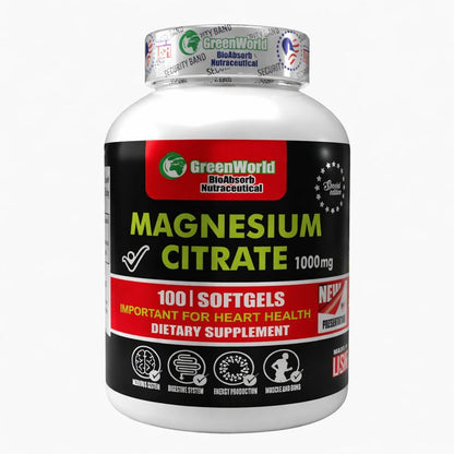 Citrato de magnesio X 100 Capsulas