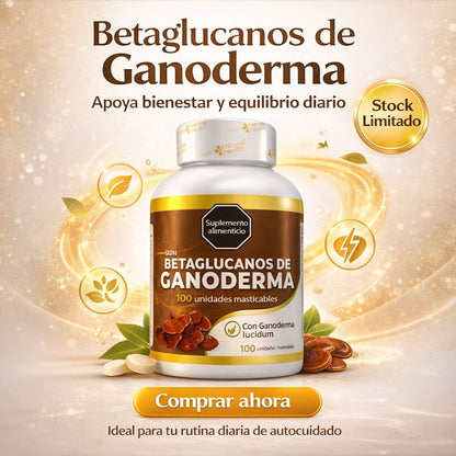 Betaglucanos de ganoderma x 100 capsulas