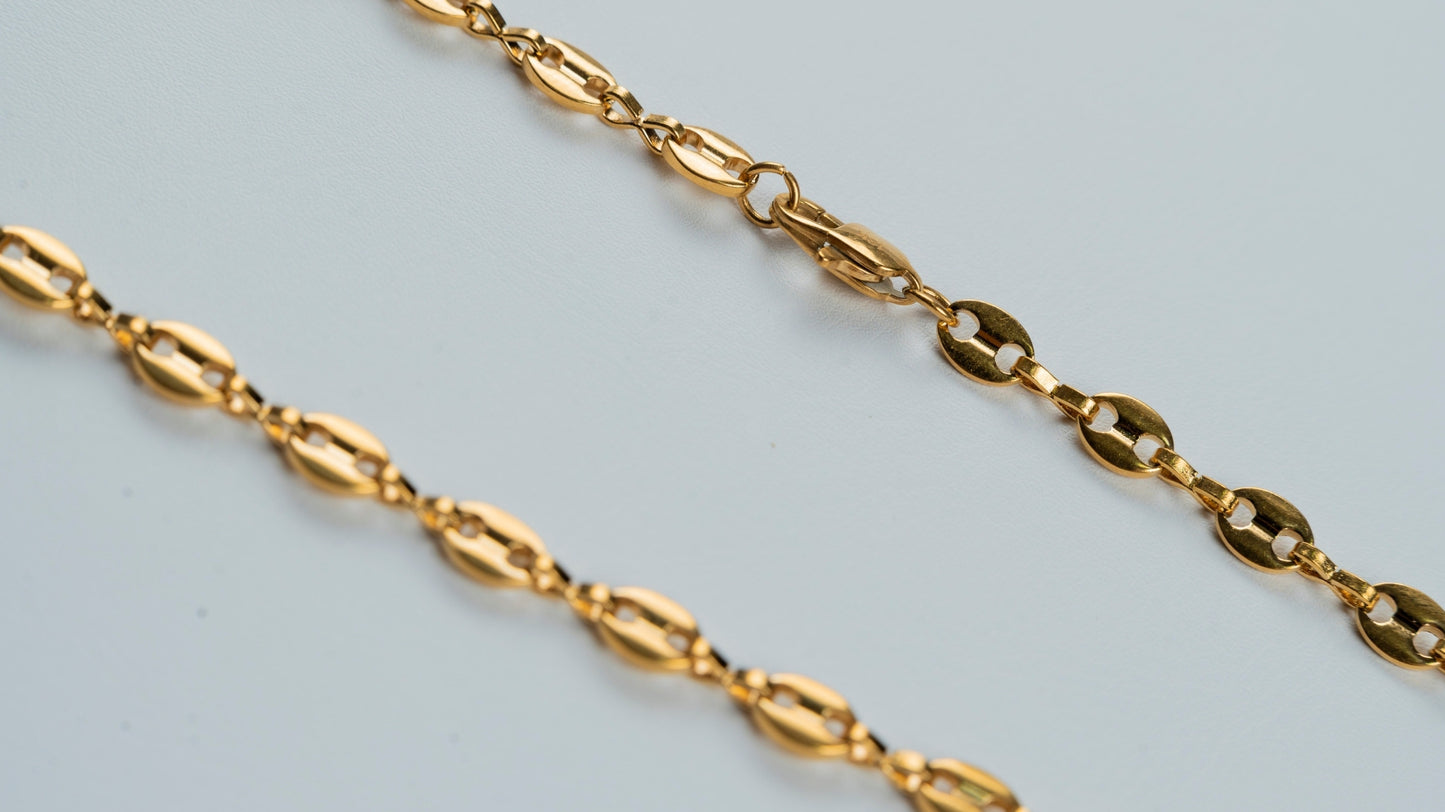 CADENA DE TEJIDO GUCCI 5MM X 65CMTS