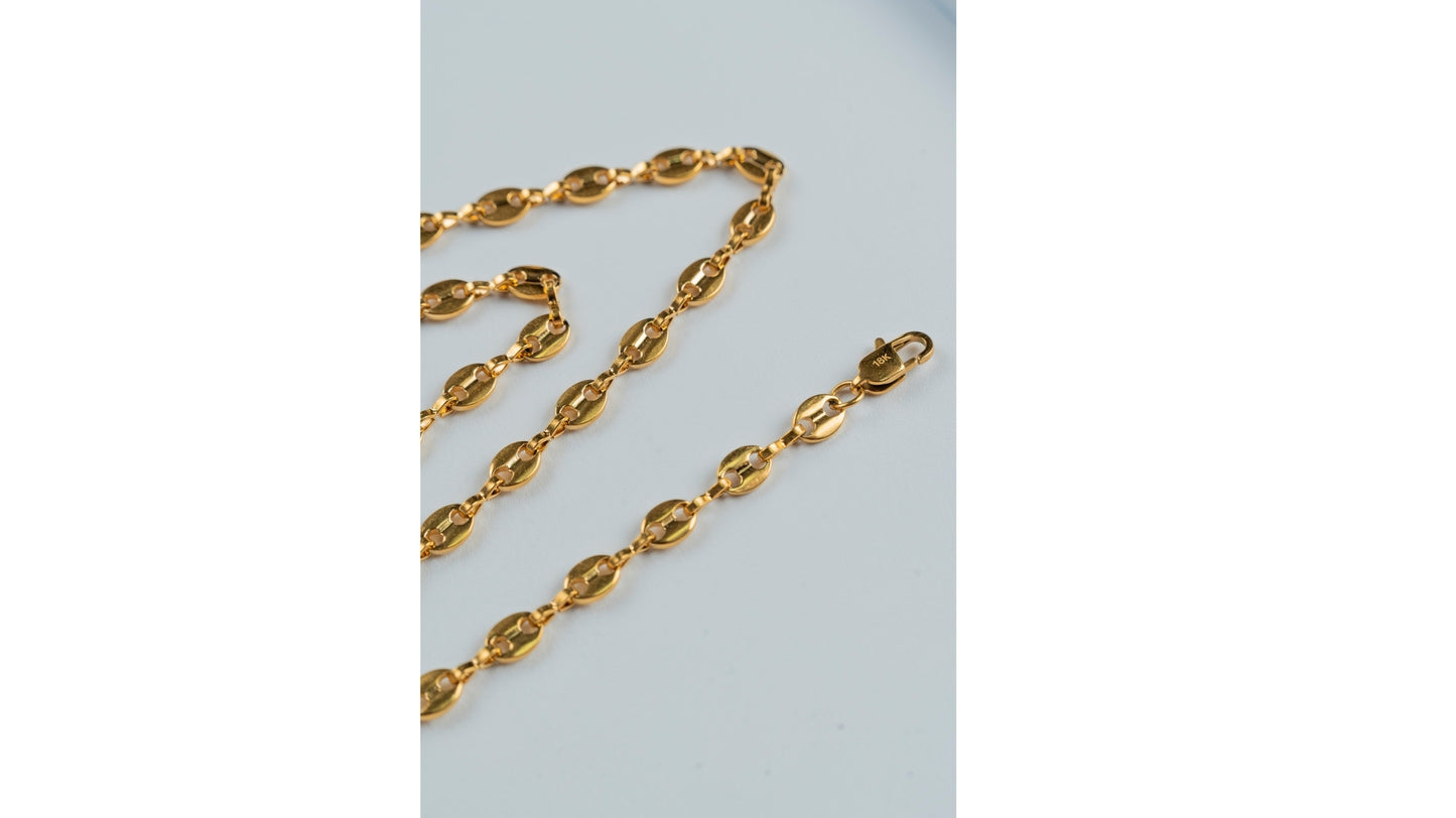 CADENA DE TEJIDO GUCCI 5MM X 65CMTS