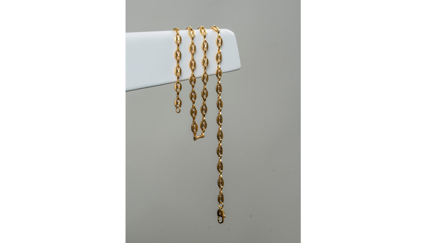 CADENA DE TEJIDO GUCCI 5MM X 65CMTS