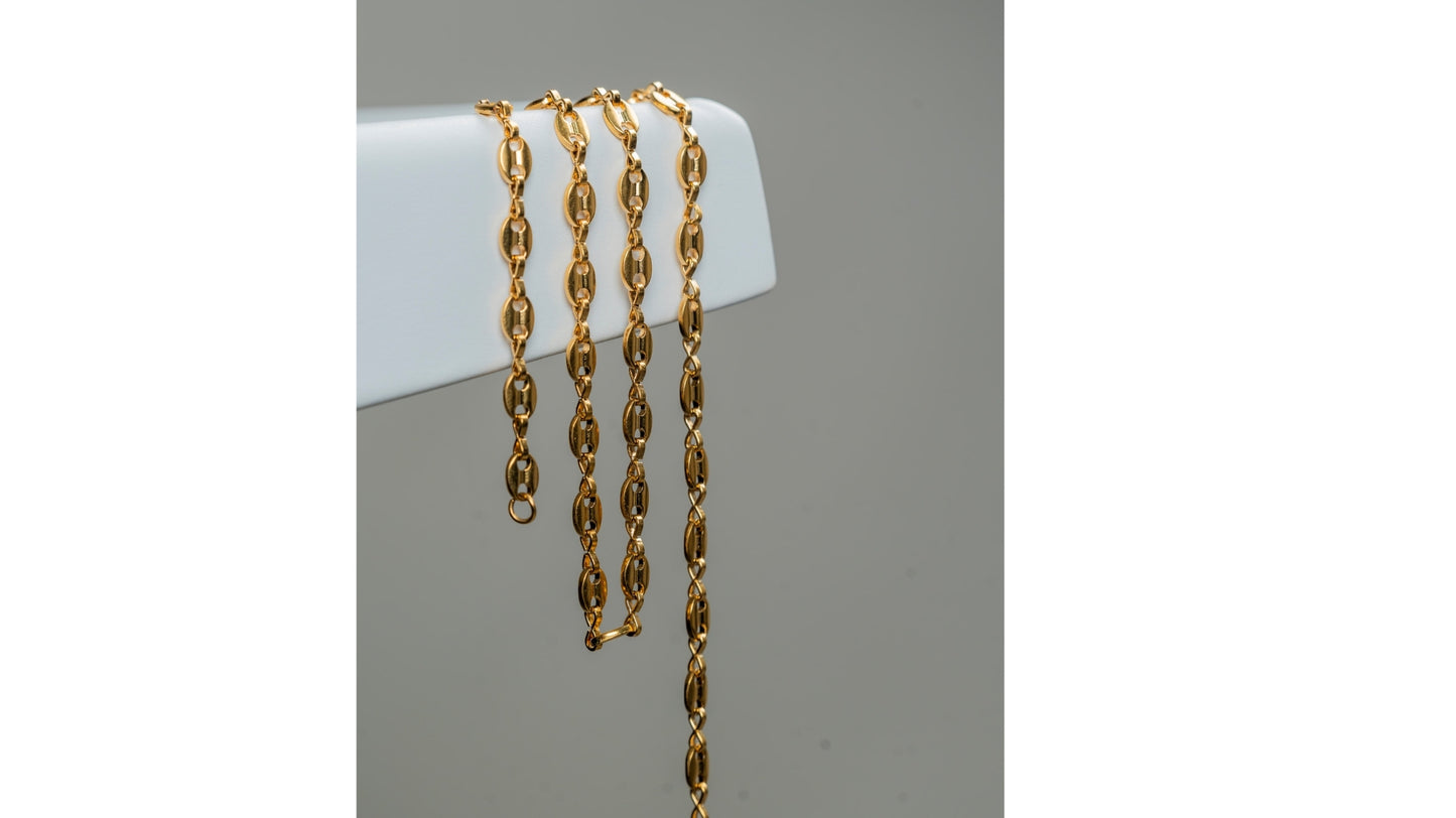 CADENA DE TEJIDO GUCCI 5MM X 65CMTS