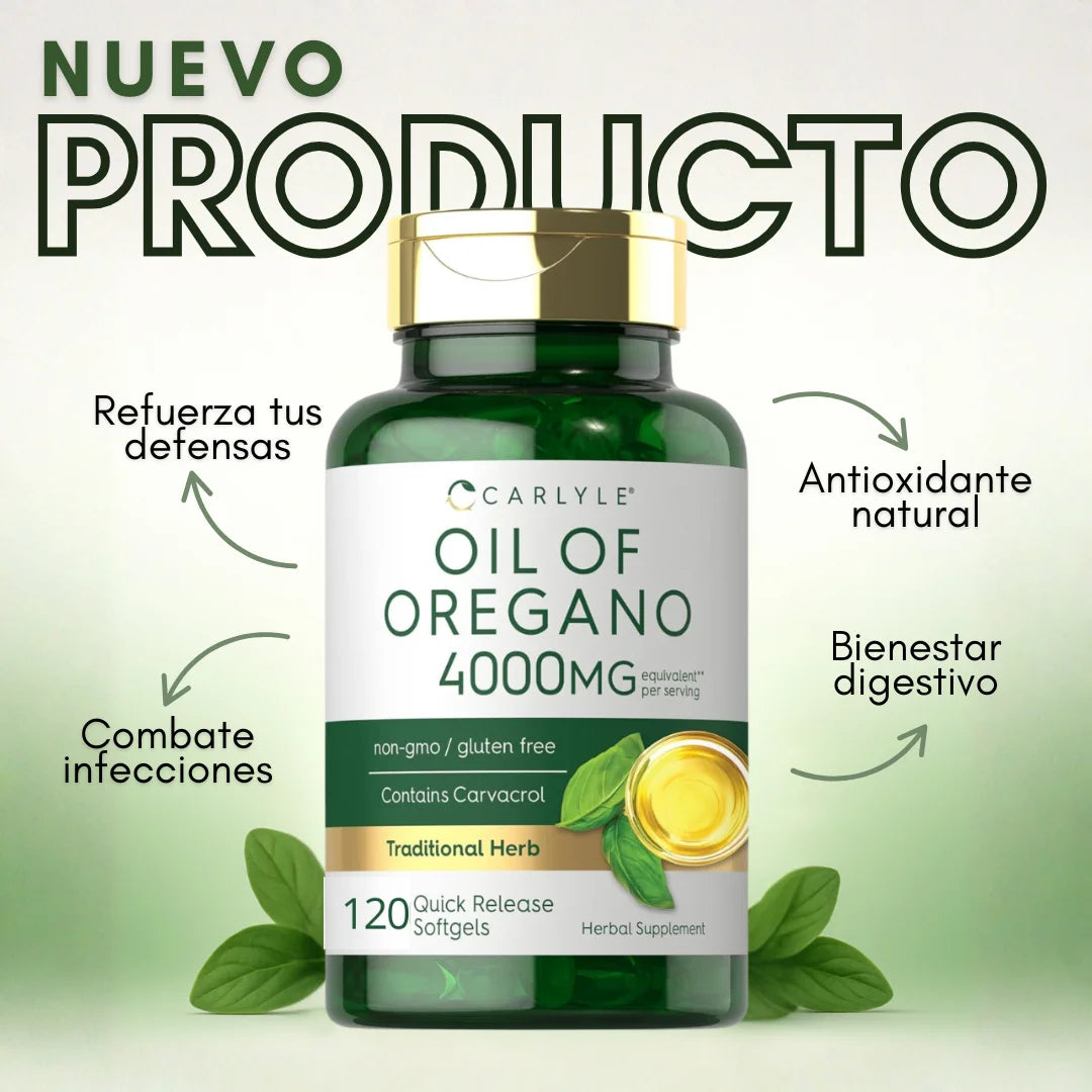 Oil of Oregano x 120 capsulas