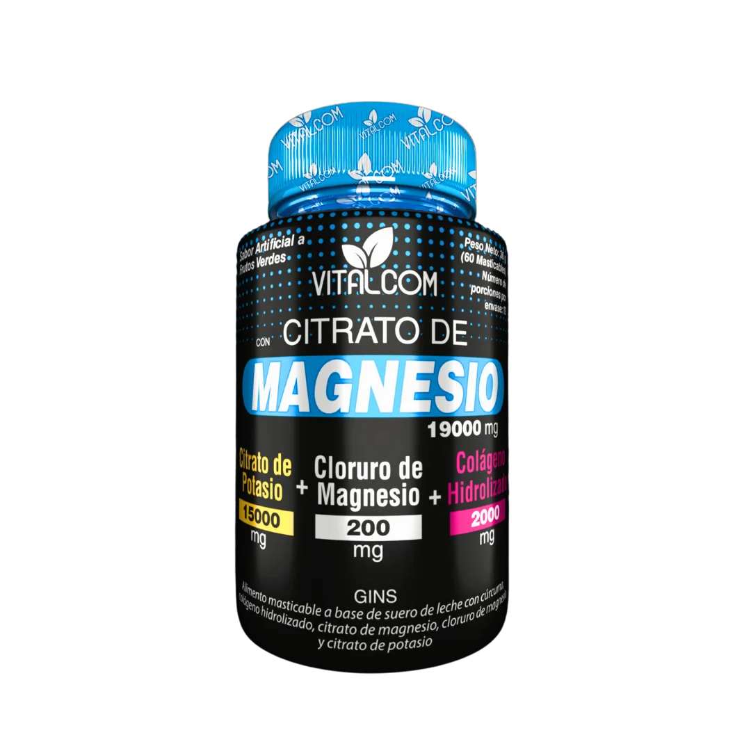 Citrato De Magnesio x 60 capsulas masticables