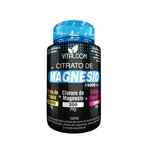 Citrato De Magnesio x 60 capsulas masticables