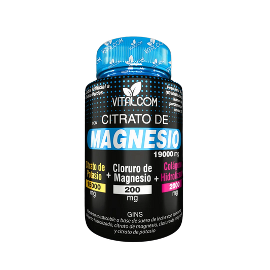 Citrato De Magnesio x 60 capsulas masticables