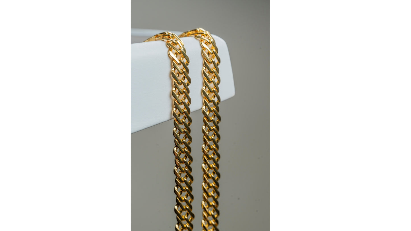 CADENA ENTRELAZADA 9MM X 65CMTS