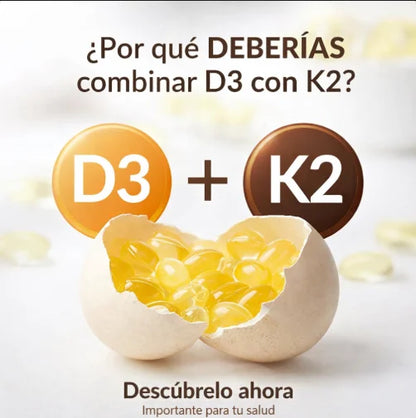 Vitamina D3 + K2 x 90 capsulas