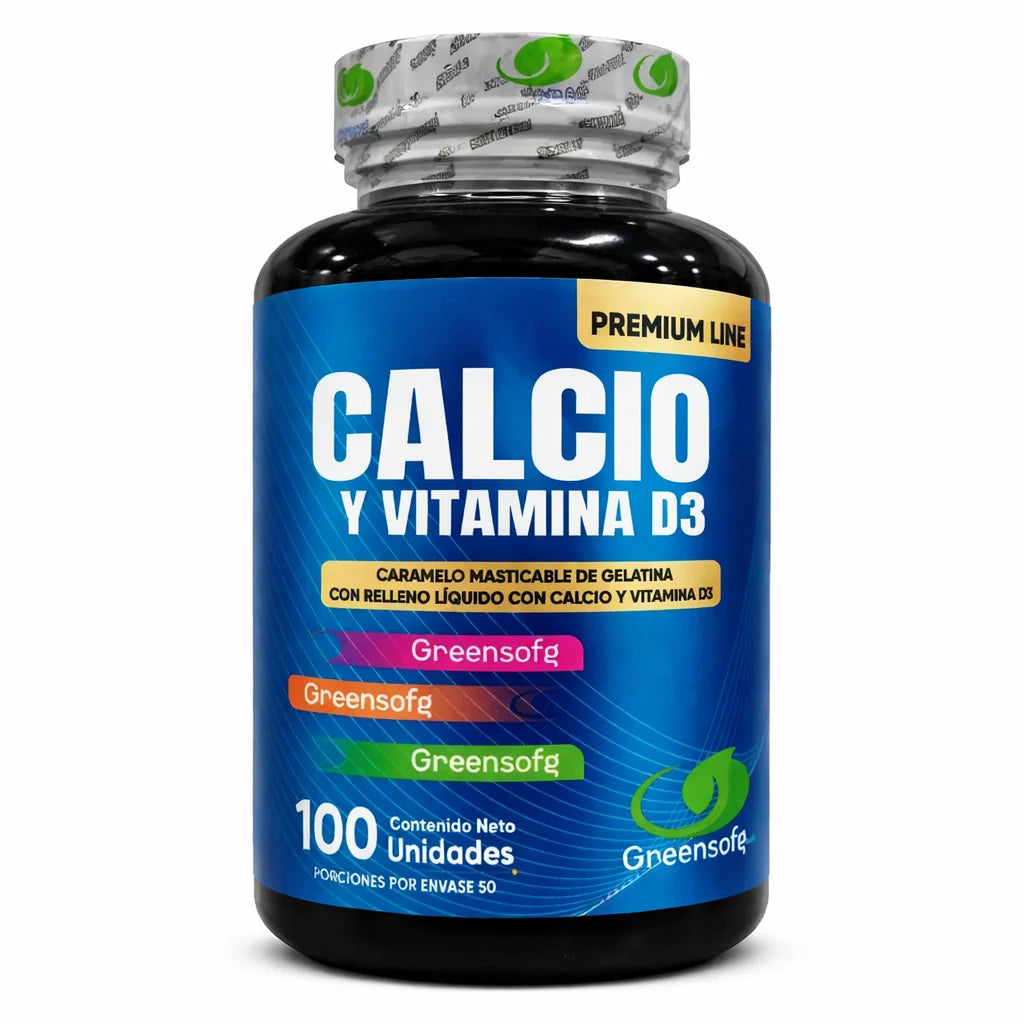 Calcio x 100 gomas