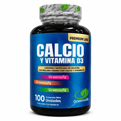 Calcio x 100 gomas