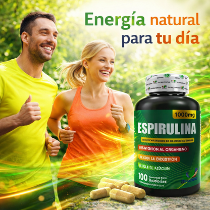 Espirulina x 100 gomas