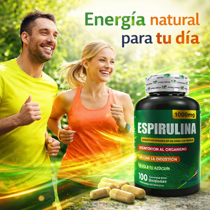 Espirulina x 100 gomas