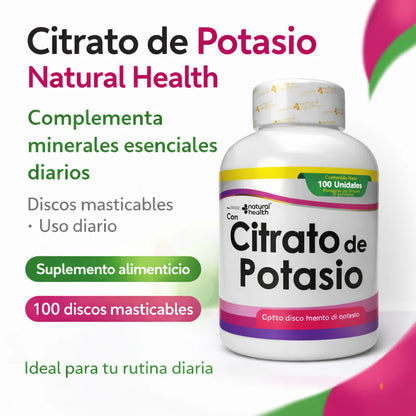 Citrato de potasio x 100 capsulas