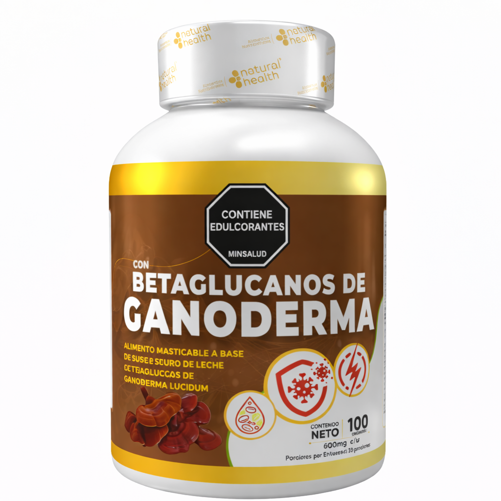 Betaglucanos de ganoderma x 100 capsulas