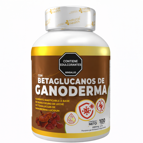 Betaglucanos de ganoderma x 100 capsulas