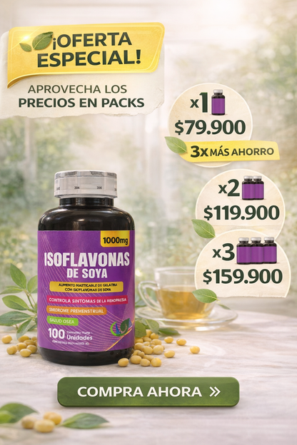 Isoflavona x 100 capsulas