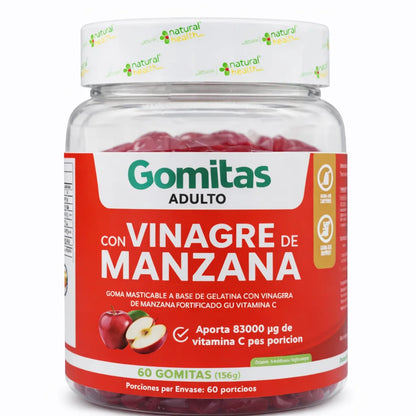 Vinagre de manzana x 60 gomas