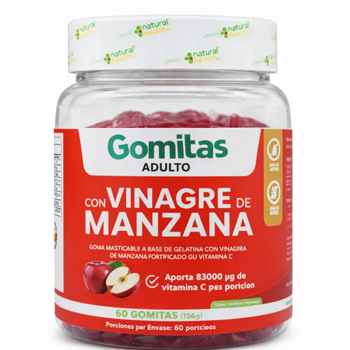 Vinagre de manzana x 60 gomas