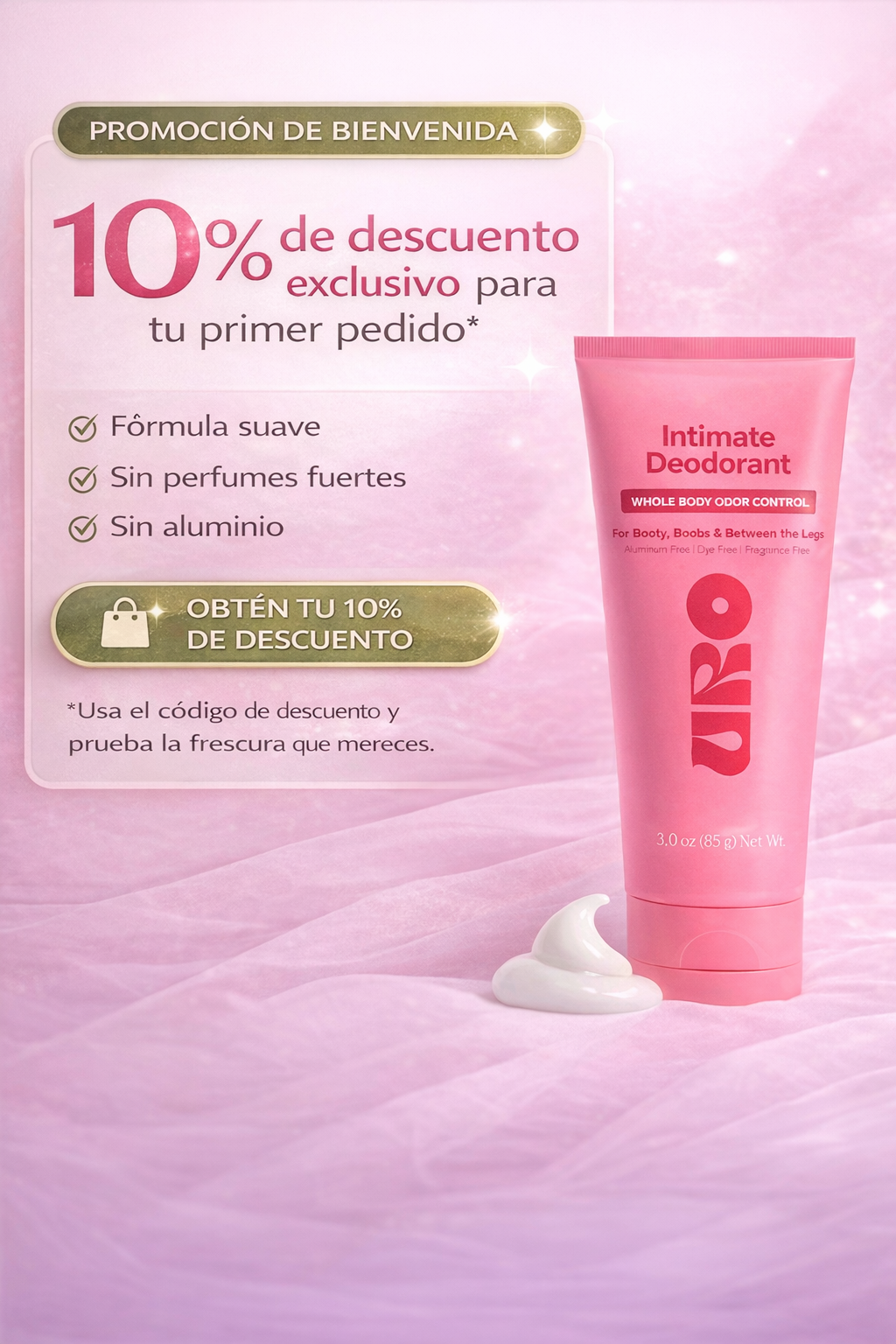 Desodorante intimo Uro x 85Gr