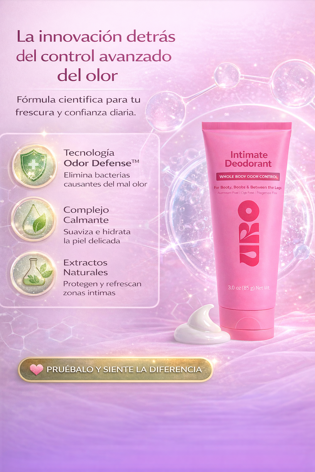 Desodorante intimo Uro x 85Gr