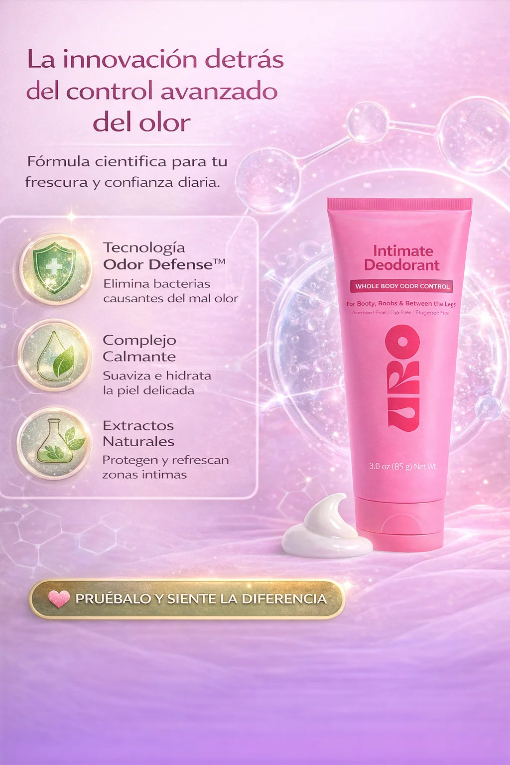 Desodorante intimo Uro x 85Gr