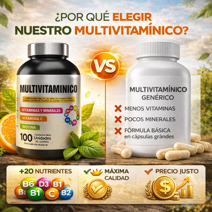 Multivitaminico x 100 Gomas