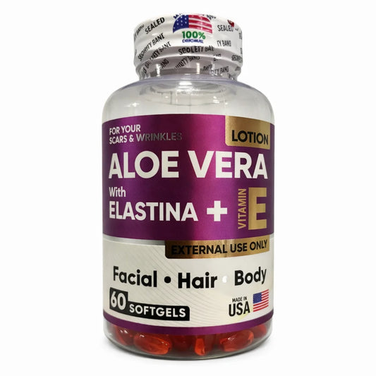 Aloe Vera + elaastin x 60 Capsulas Aplicables