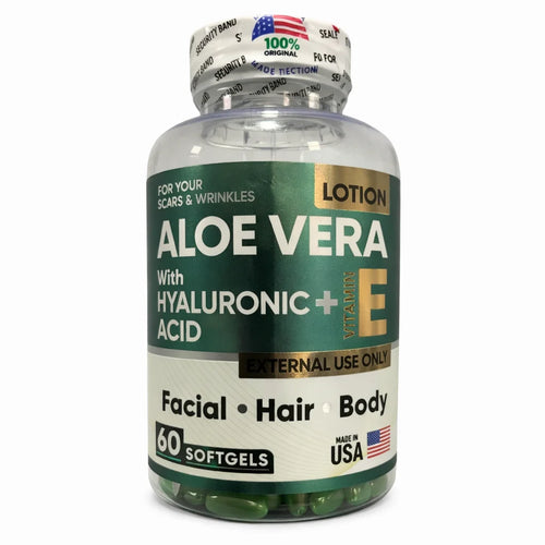 Aloe Vera + Acido Hiluronico x 60 Capsulas Aplicables