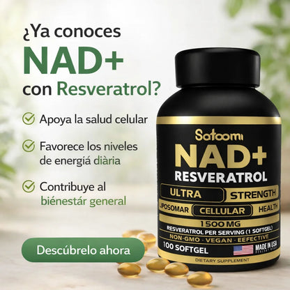 Nad + Reveratrol x 100 capsulas