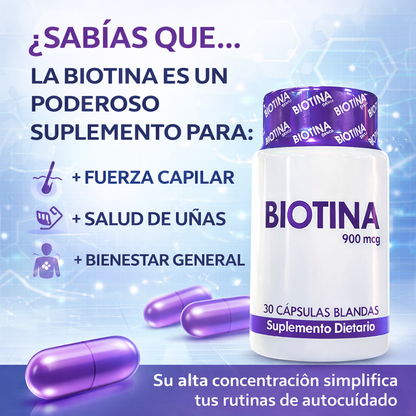 Biotin x 30 gomas