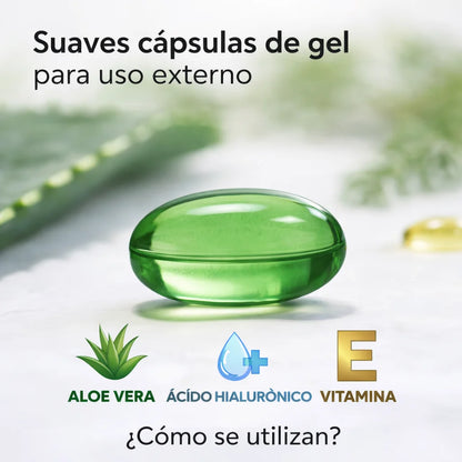 Aloe Vera + Acido Hiluronico x 60 Capsulas Aplicables