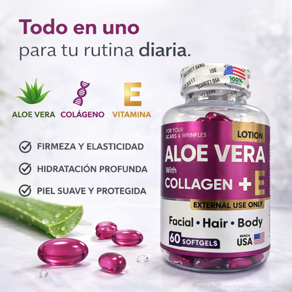 Aloe Vera + colagen x 60 Capsulas Aplicable