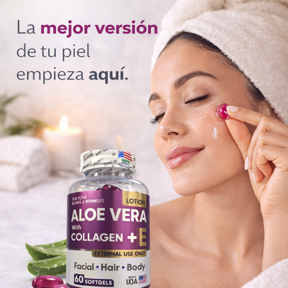 Aloe Vera + colagen x 60 Capsulas Aplicable