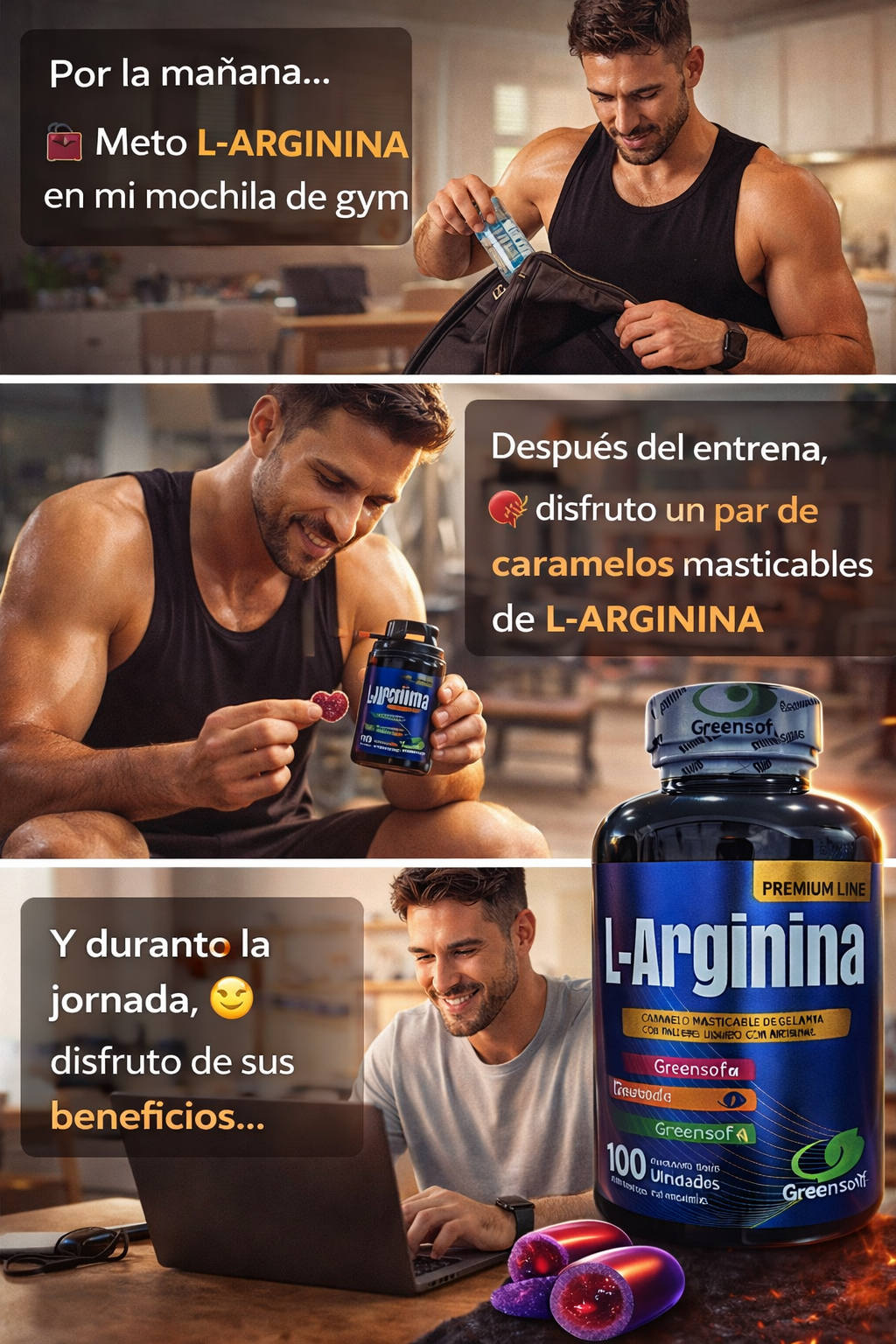 L-arginina x 100 capsulas