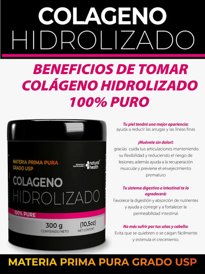 Colageno Hidrolizado x 300 Gr