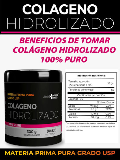 Colageno Hidrolizado x 300 Gr