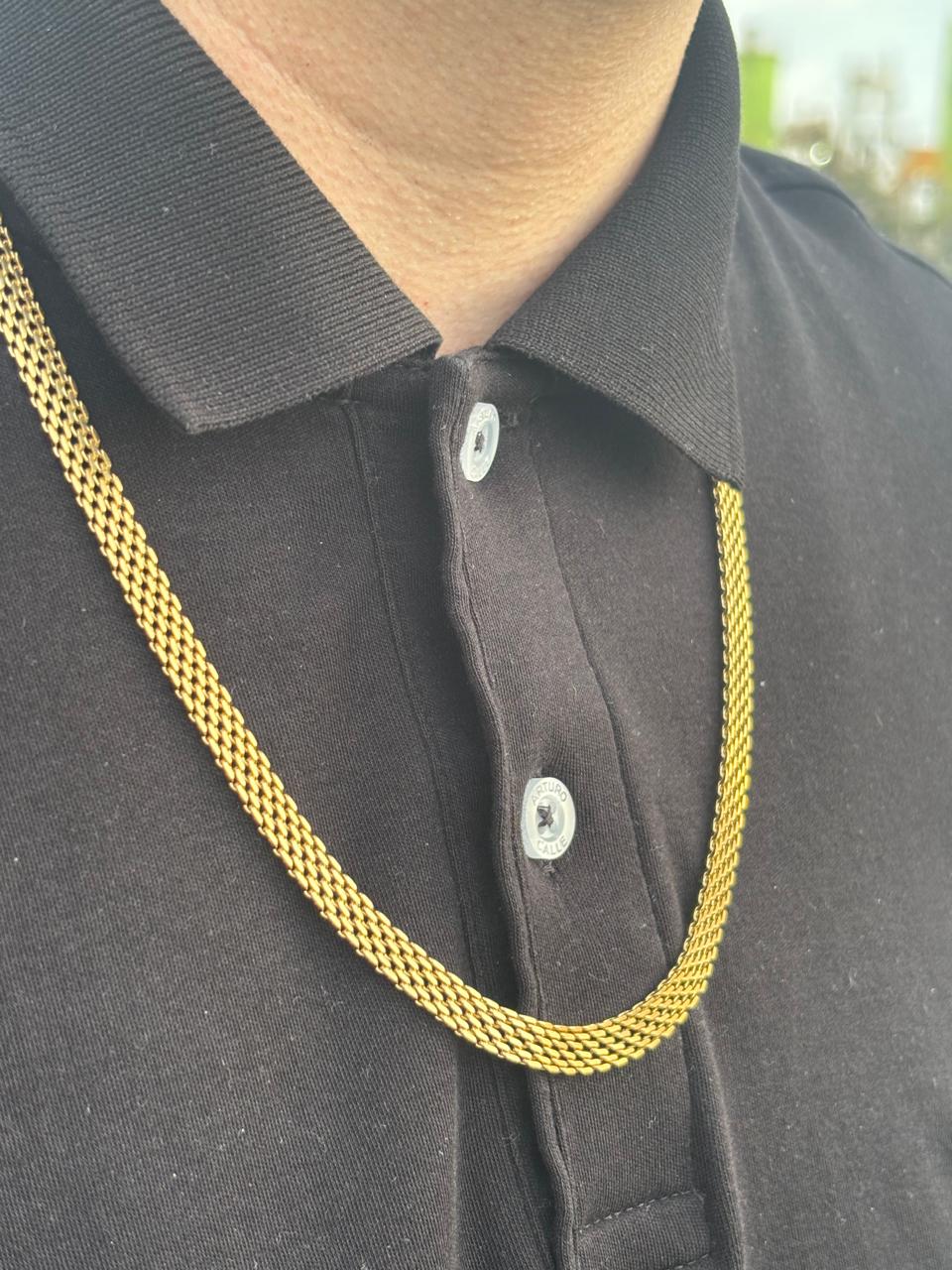 CADENA TEJIDO CHINO 6MM X 65CMTS