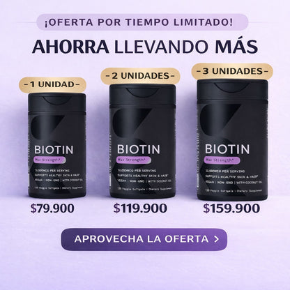 Biotin x 120 capsulas
