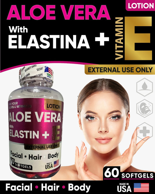 Aloe Vera + elaastin x 60 Capsulas Aplicables