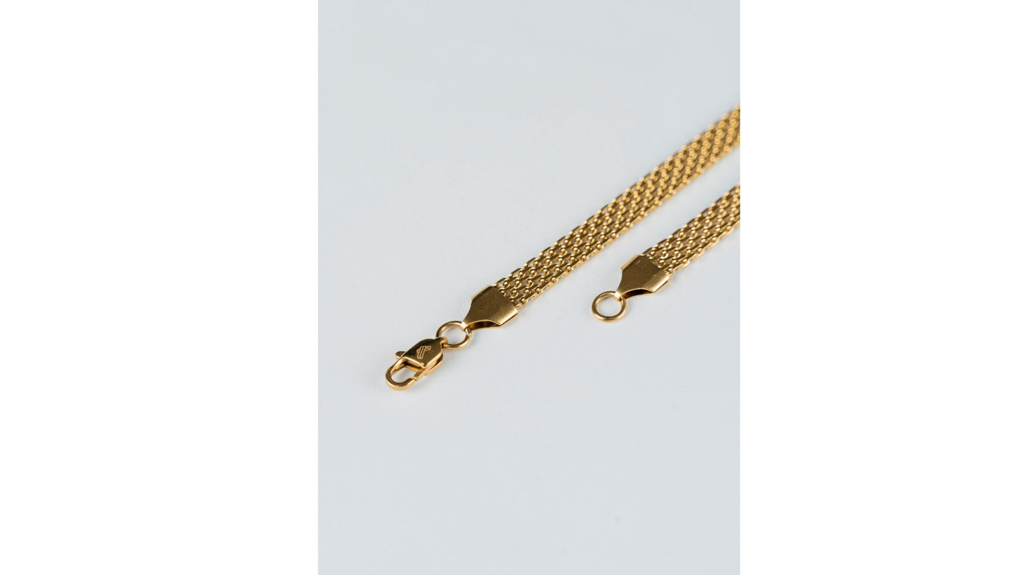 CADENA TEJIDO CHINO 6MM X 65CMTS