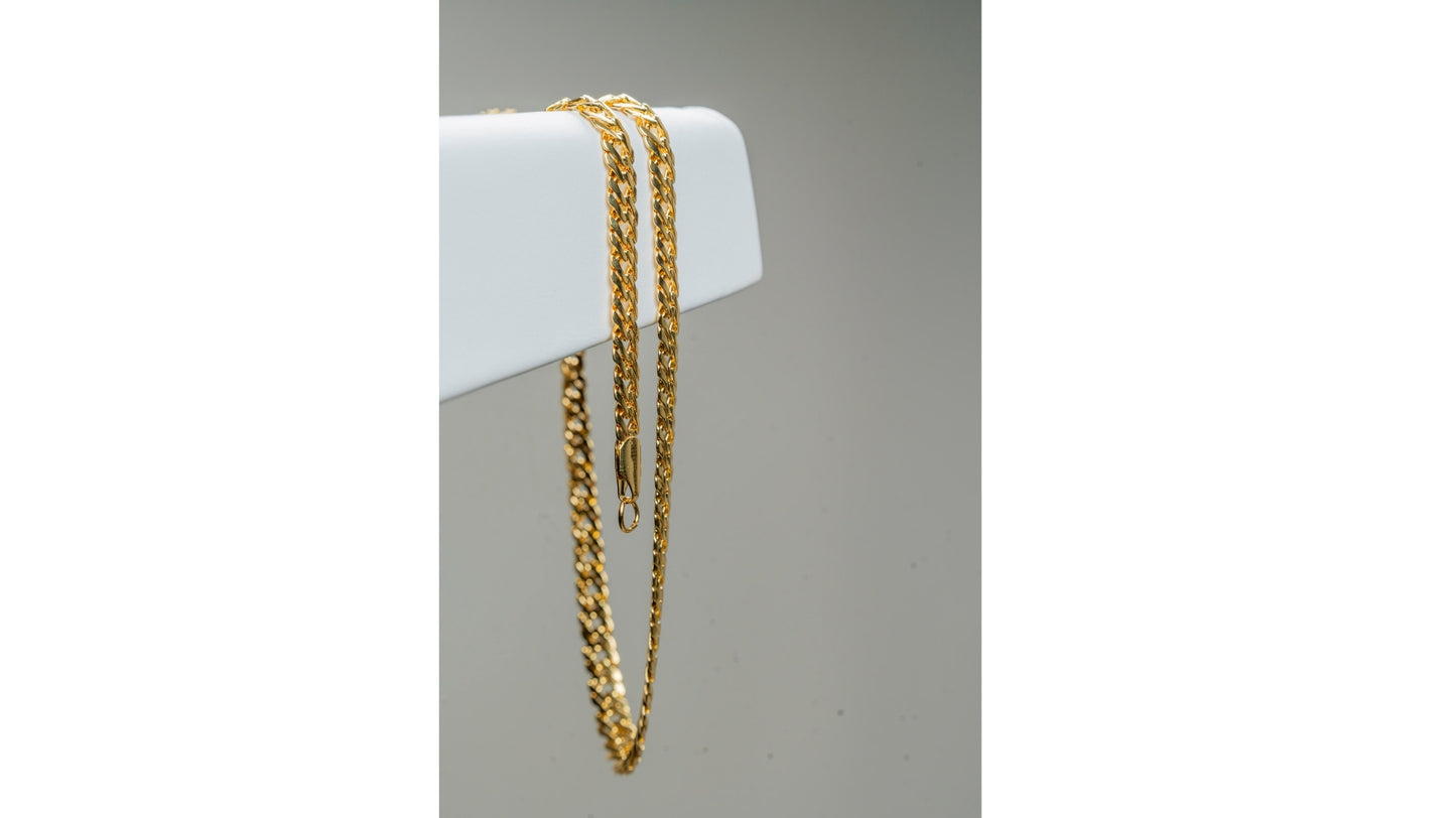 CADENA ENTRELAZADA 6MM X 65CMTS