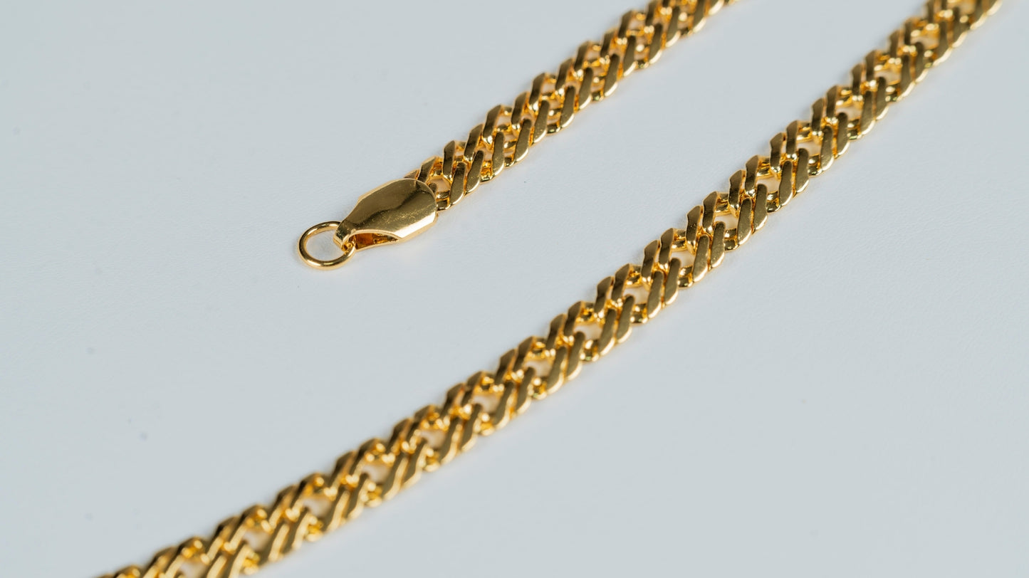 CADENA ENTRELAZADA 6MM X 65CMTS