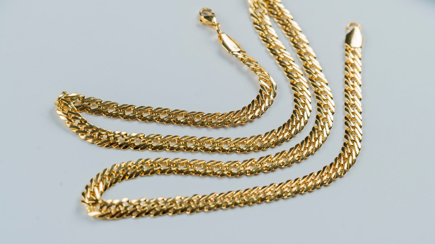 CADENA ENTRELAZADA 6MM X 65CMTS