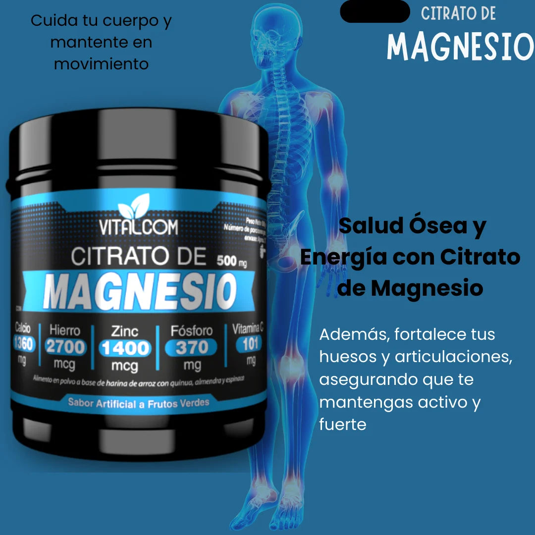 Citrato de magnesio x 500 Mg